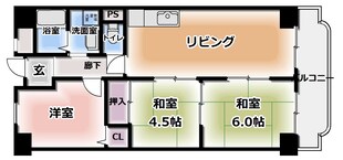 香里園オークヒルズⅡの物件間取画像